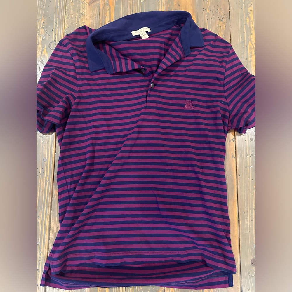 Burberry striped polo